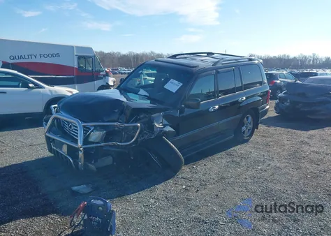 2007 Lexus Lx 470 z USA, uszkodzony, nr VIN JTJHT00W374023853